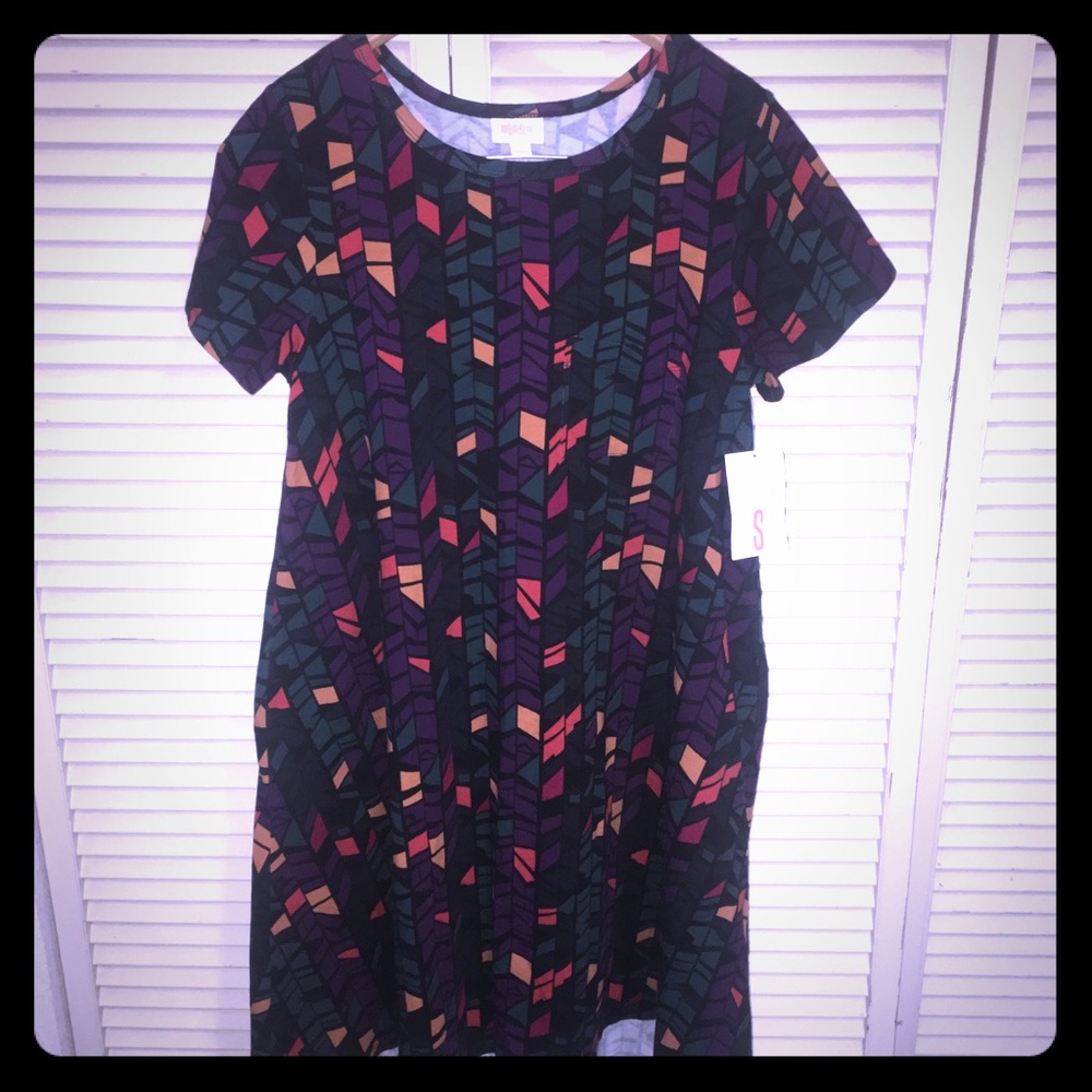 Lularoe Carly Small Geometric Stained Glass